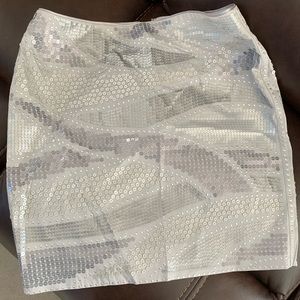 White House Black Market Sequined Skirt